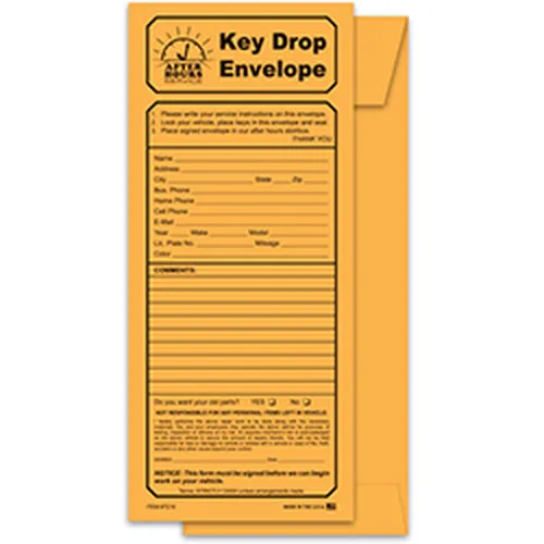 Kraft Key Drop Envelopes product preview