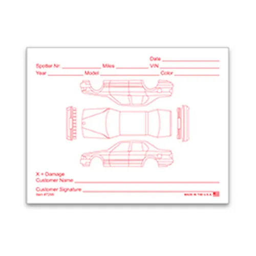 Red Alert Vehicle Damage Forms product preview