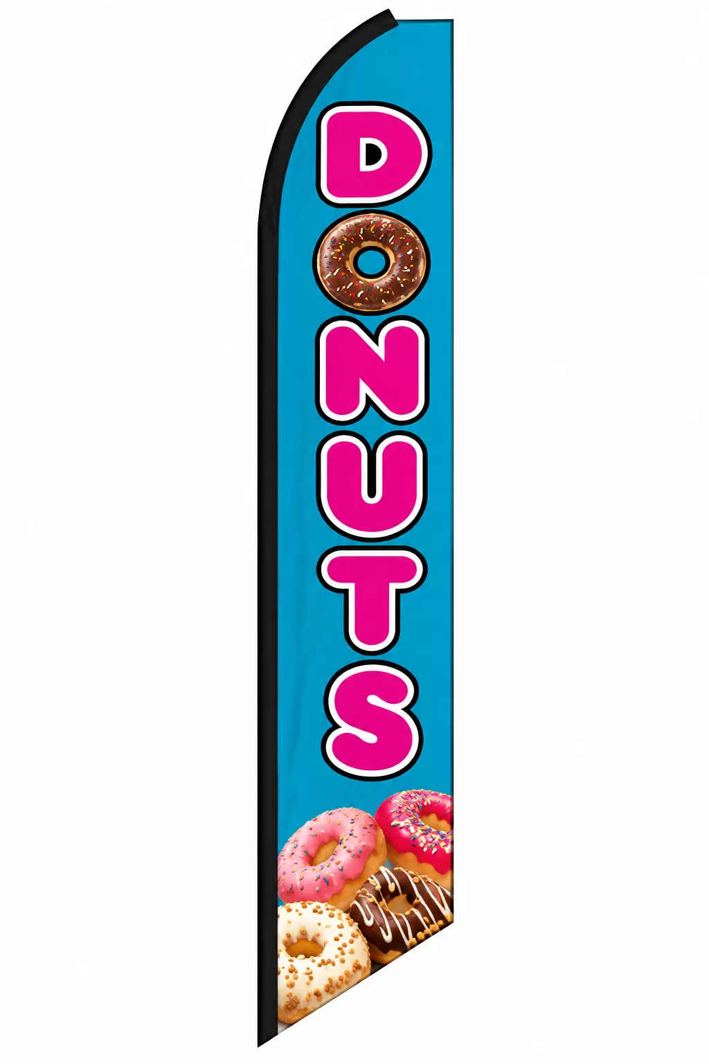 Donuts swooper feather flag