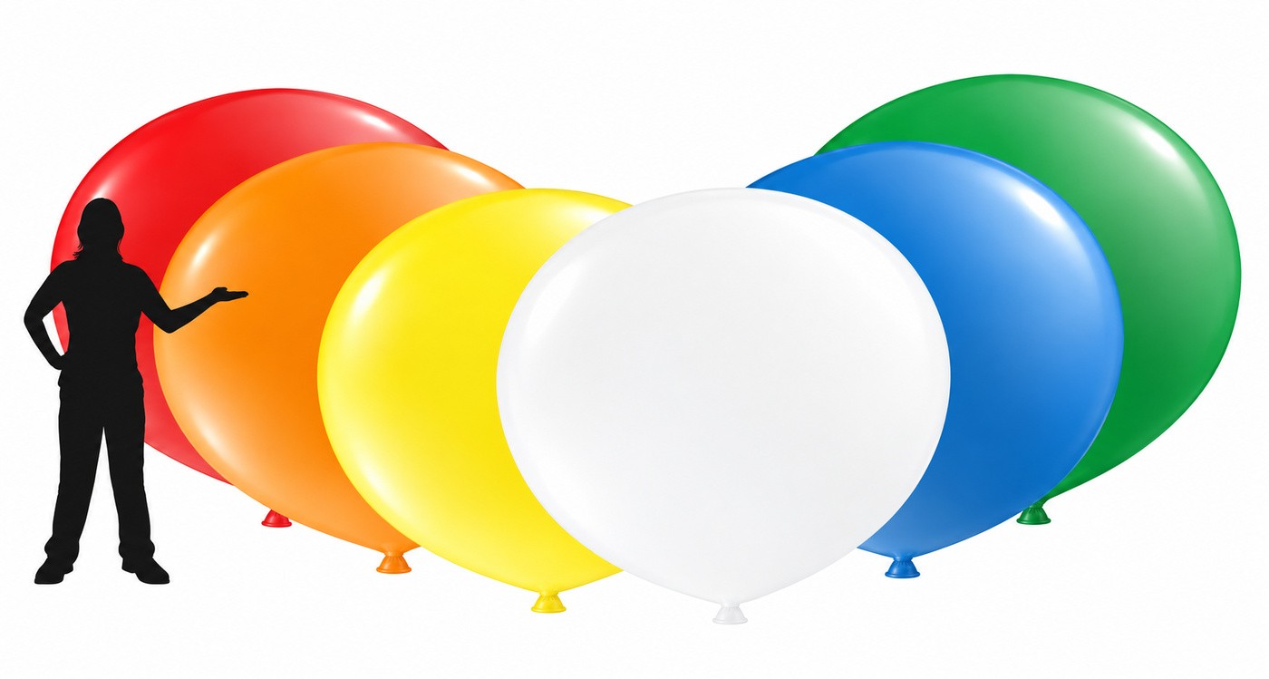 Giant 6-foot latex balloon for dealership and event displays