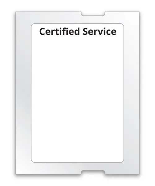 STATIC CLINGS - CERTIFIED SERVICE - FOR 5 IN 1, ROLL OF 500