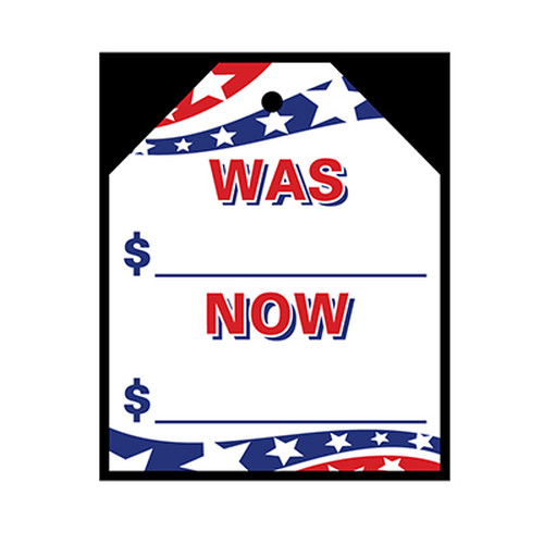 Was Now Large Stick-On Decal Tag (EZ448)