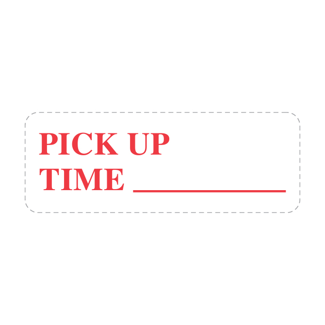 Self Inking Stamp - Pick Up Time