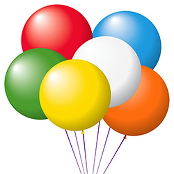 Jumbo 24-inch latex balloons in assorted standard colors