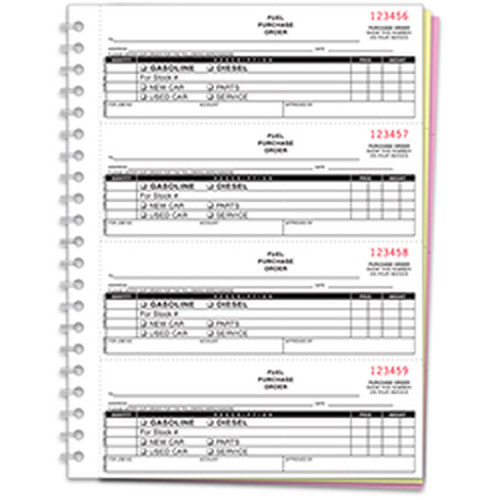 Fuel Purchase Order Book NC-124-3-Fuel product preview