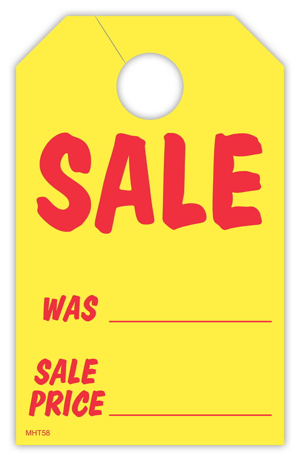 Motorcycle Sale Hang Tags 5x8 -100 ct