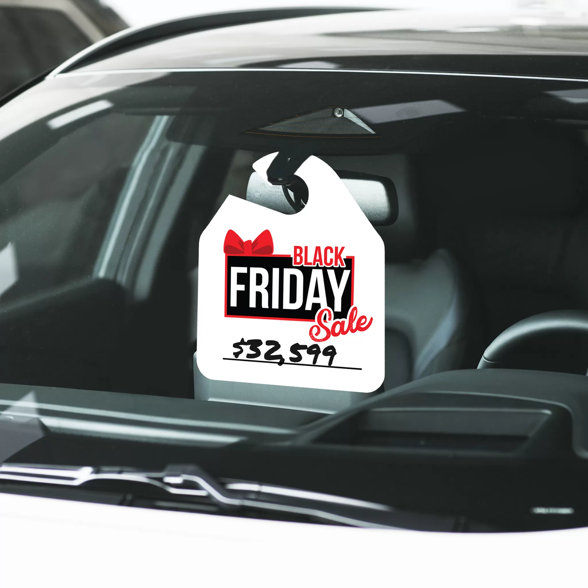 Special Event Black Friday Rearview Mirror Hang Tag