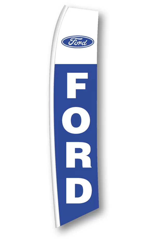 Ford vertical swooper feather flag, SW-FRD