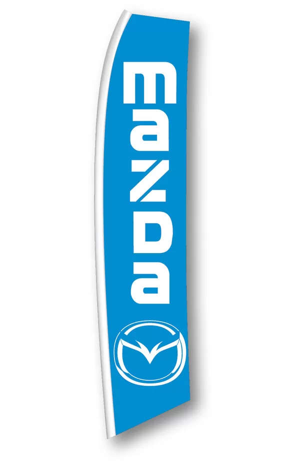 Mazda vertical swooper feather flag, SW-MAZ