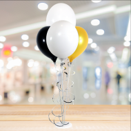 PermaShine Indoor Balloon --- Vertical Bracket 4-Balloon Bouquet Kit